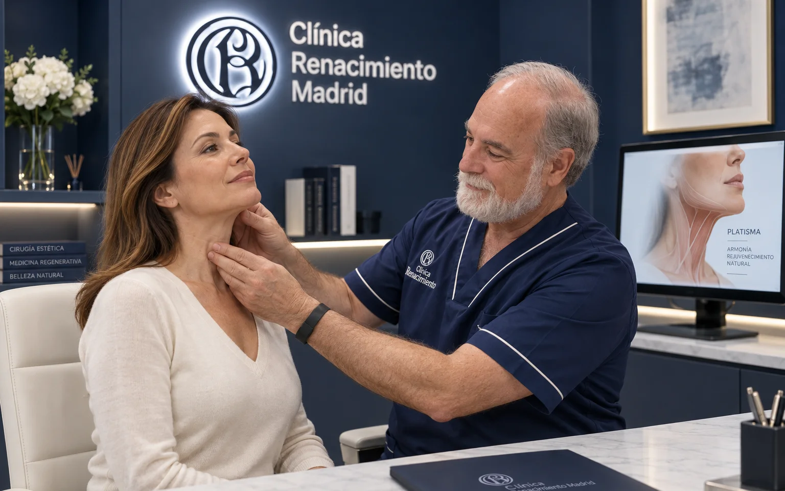 Valoración de cirugía de platisma en Clínica Renacimiento Madrid